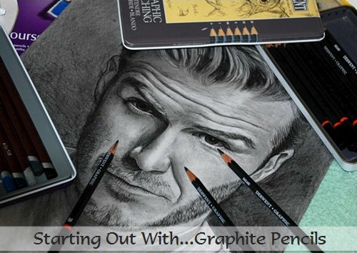 David Beckham pencil portrait in progress 