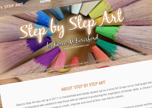 Coloursoft pencils for step by step art website header