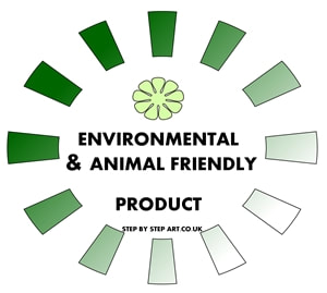 Vegan friendly and environmental information for art products